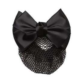 Bowknot Hair Bun Clips, Bowknot Hair Net Clips, Bowknots Hair Snoods Bun Cover Hair Clip Occupational Fixator for Dancing, Work, Class and Daily Use