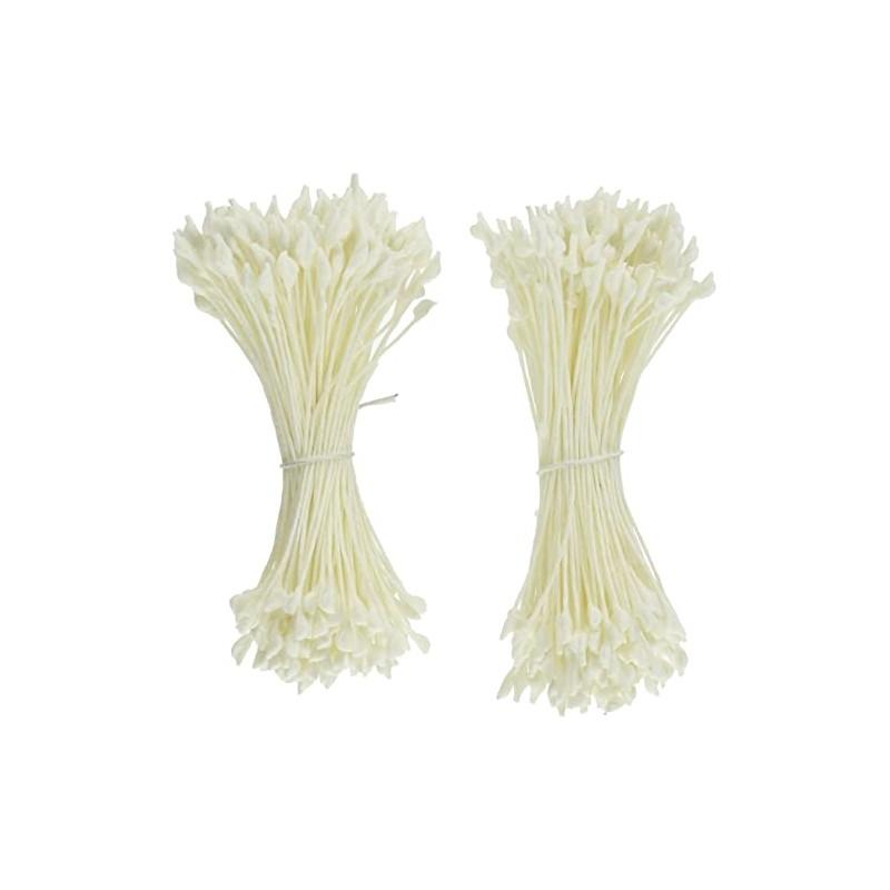 Art Flower Flower Core ibarapeppu Large White 2 Bundles, 50-Pack