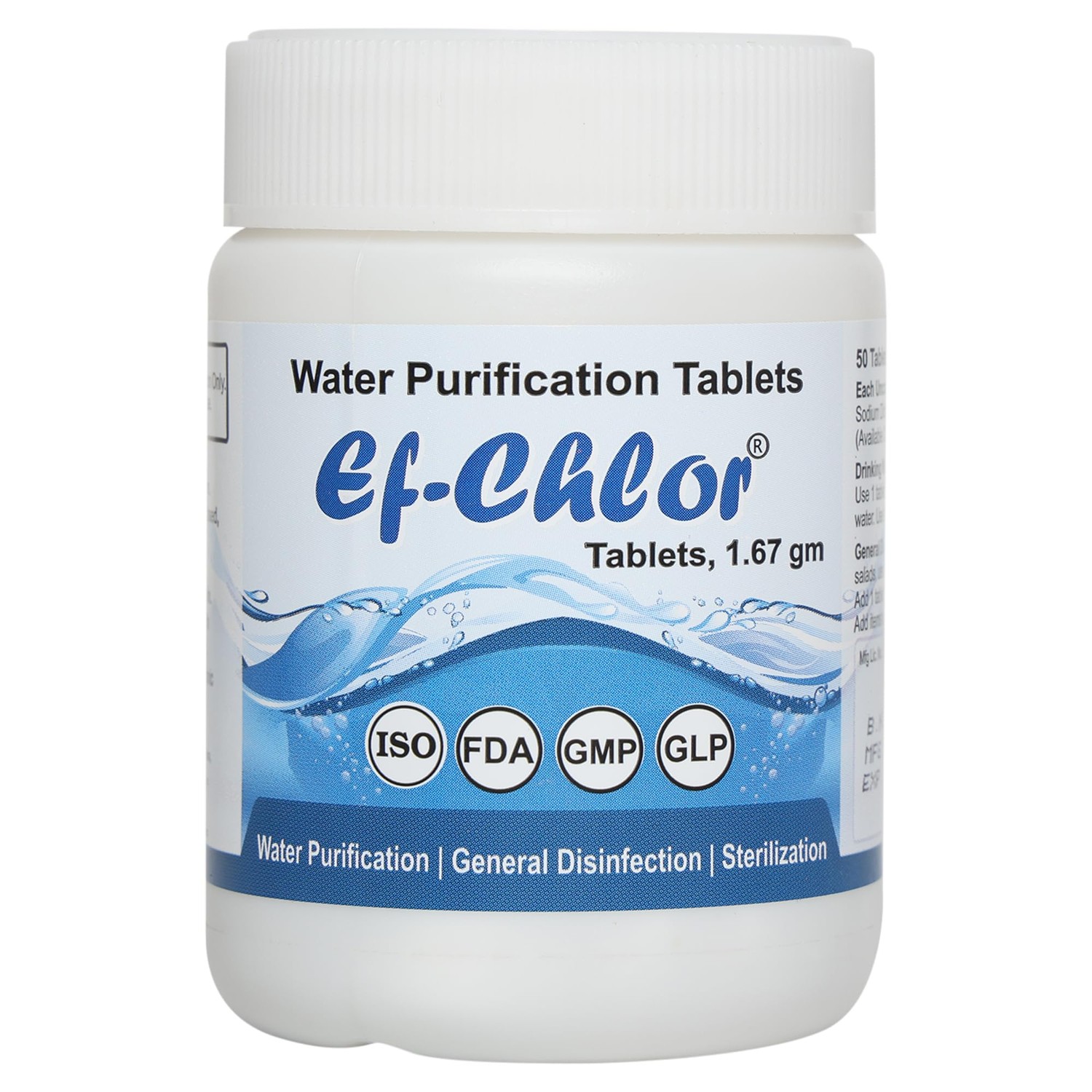 Ef-Chlor Ensure Clean Tank Water With Ef-Chlor 1.67 Gm Tablet - 1 ...