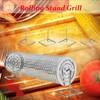 Vocloud Grill Basket-Rolling Grilling Accessories,2 Pcs Thickened Stainless Steel Grill
