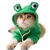 Richcatty Hoodies Funny Costume for Cat and Puppy Cute Frog