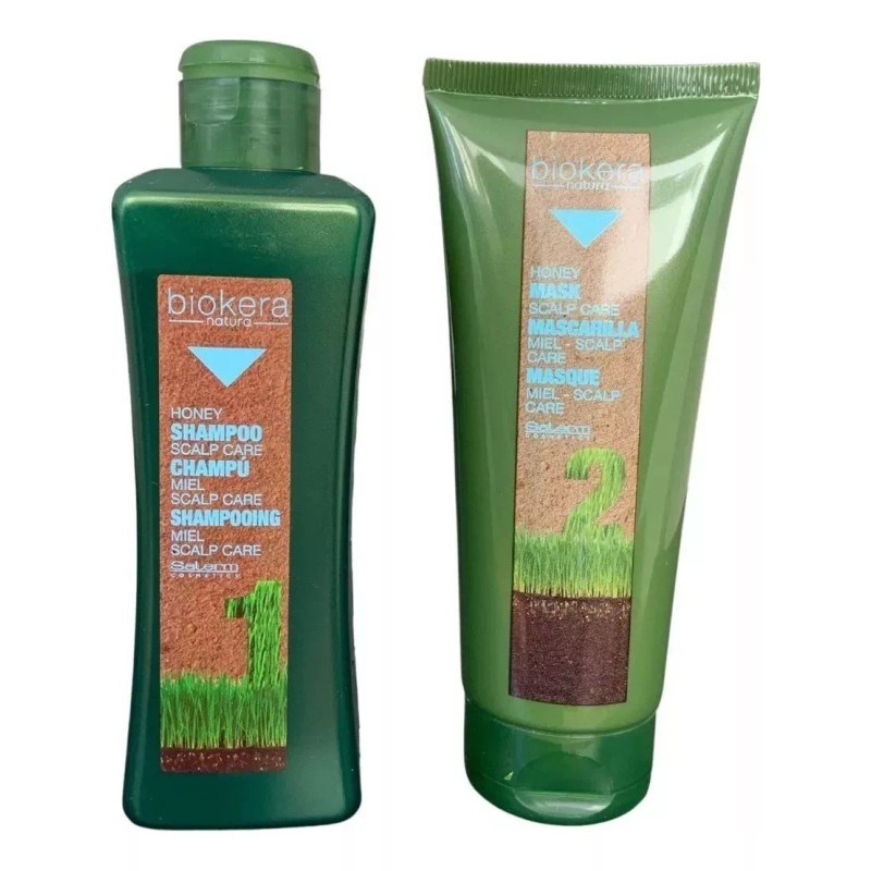 Salerm Biokera Shampoo Miel 300ml + Mask 200ml + Serum