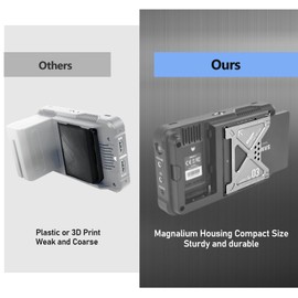 Lunchbox III 870EVO SSD Case Compatibe for Atomos Ninja, Ninja Ultra, Ninja V/V+, Ninja Flame/Inferno/Shogun Inferno, Magnalium Alloy mSATA Adapter Support 860 870EV0 1/2TB, 860 870QVO 1/2TB SSD