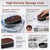 5 Pack Heavy‑Duty Magic Sponge Erasers, Dual‑Sided Scrub Sponges