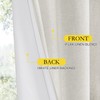 NICETOWN 100% Absolutely Blackout Linen Curtains with Thermal Insulated White