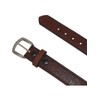 Boston Leather Men's Big & Tall Bison Leather Belt with