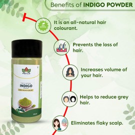 Gratus Naturals 100% pure Indigo powder for your hair(200g)