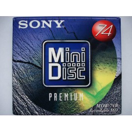 Sony Prime Series MD/Mini Disc for Recording 74 Minutes