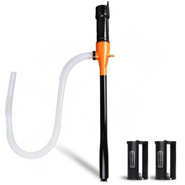 Fuel Transfer Pump Battery Operated Electric Siphon Pump for Gas, Fuel, Diesel, Water Transfer 2.4 GPM