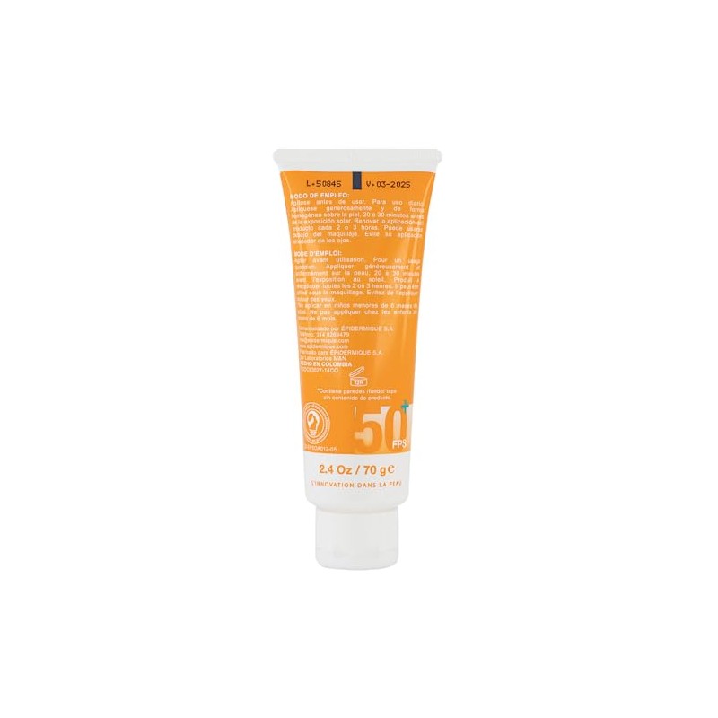 Gel Antiedad Antisolar FPS 50+ – Protector Solar Facial Libre