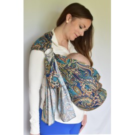 Lite-on-Shoulder Ring/Pouch Baby Sling Fish Tail