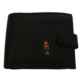 Guardsman Black Leather Mens Wallet RFID Protection
