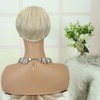 Creamily Short Blonde Hair Toppers for Women with Thinning Hair