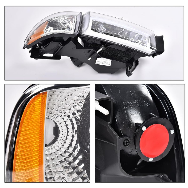 G-PLUS LED C Light Bar Headlights Assembly Fit Dodge Ram