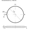 MKK - 18481-013 Pipe Clamps with Rubber Seal M8/10 Thread