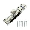 Chrome Door Bolts 4 Inch Flat Bolt Surface Door Latches