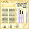Natural Lash Clusters Kit 8-12MM Short Cluster Eyelash Extensions Kit