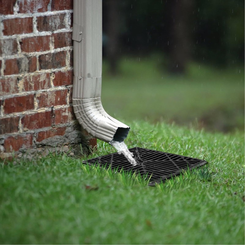 Qukaim Gutter Downspout Extension Gutter Downspout Extension, Catch Basin Low