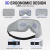 Aurya Sleep Mask Headphone Bluetooth 5.4, Wireless Bluetooth Music 3D