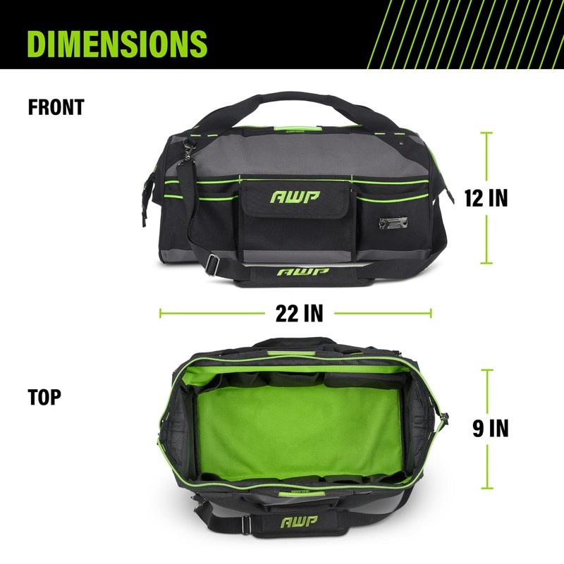 AWP TrapJaw Tool Bag 22 Inch | Wide-Open Easy Access