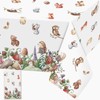 Woodland Animals Table Cloth Jungle Safari Plastic Table Cover Tablecloth