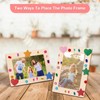 Wooden Photo Frame DIY Children's Handmade Wooden Photo Album 6