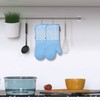 Alselo Silicone Oven Mitts Heat Resistant 932℉ with Waterproof &