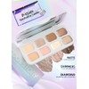 8 Colors Cream Highlighter & Eyeshadow Palette – Multi-Use Concealer,