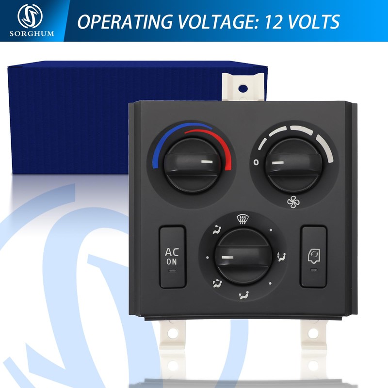 Sorghum Climate Control Module - A/C Control Panel Module 12V