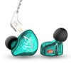 KZ ZST X Earbuds with Microphone Cyan