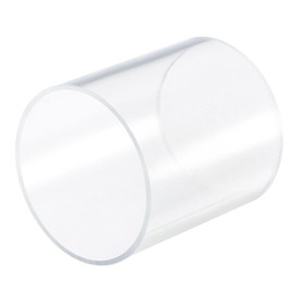 sourcing map Acrylic Pipe Rigid Round Tube Clear 84mm ID 90mm OD 100mm for Lighting, Models, Plumbing, Crafts