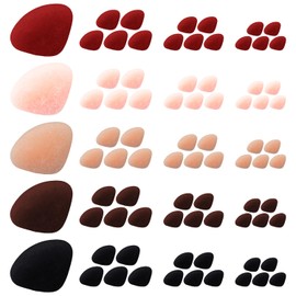 ZBHDEYG 75 Nose Pads with 75 Buttons, Plush Toy Noses, Replacement Plush Noses for Repair Toys, Animal Craft Noses, Crochet Animal Safety Noses