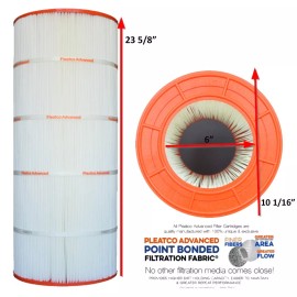 Pleatco PAP100-4 Pleatco Swimming Pool Filter For Predator & Clean & Clear 100 FC-0686