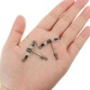 PATIKIL 3 Way Swivel 66lbs, 10 Pack Cross Line T