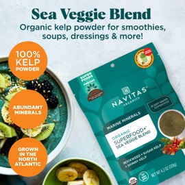 Navitas Organics Organic Sea Veggie Blend Superfood Plus, 4 OZ…