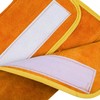 Uadme Welder Shoe Protector, 1 Pair Leather Welding Spats Flame