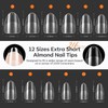 Modelones Nail Tips, 216 Pieces, Full Cover Nail Tips Set,