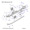 Polaris Snowmobile Rail Reinforcer Plate, Genuine OEM Part 5141475, Qty
