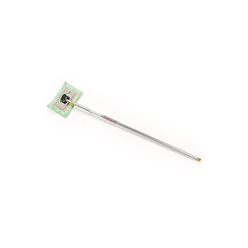 Amish-Made Wall Cleaning Mop with Removable Microfiber Head Extends 8