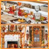 2Pack Fall Garland Maple Leaf, 5.9Ft Fall Leaf Garlands, Fall