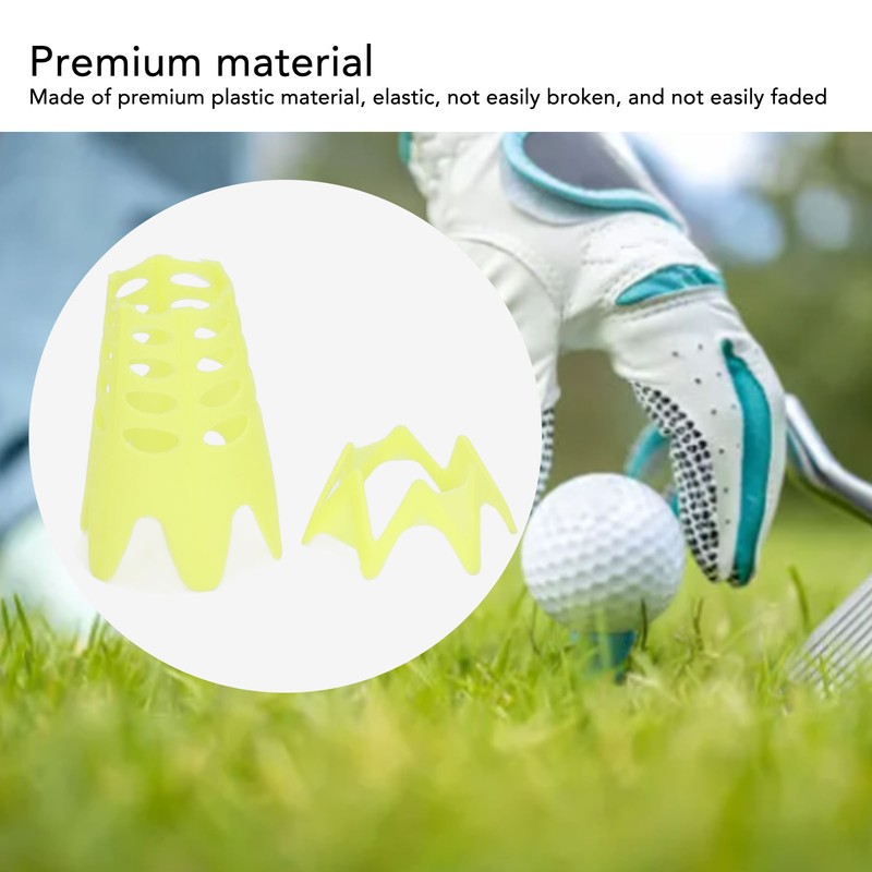 20 Pcs Plastic Golf Ball Holder Resistanceless Golf Simulator Tees