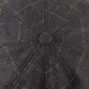 Heritage Traditions Wool Blue Tweed Panel Peak Newsboy Cap Hat,