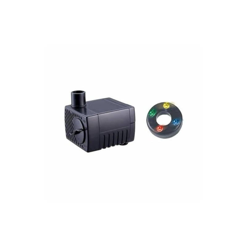 Jebao Fountain Pump PP-333LV LED with 4-color LED Ring, 66