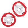 38T 104 BCD Electric Bike Chainring and Adapter Aluminum Alloy