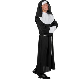 Nun Costume Men's Costumes Men's Carnival Fancy Dress Black White