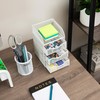 Mind Reader Desktop Accessory Storage, Paper Binder Clip Basket, Workspace,