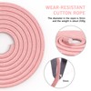 FITMYFAVO Jump Rope Cotton Adjustable Skipping Weighted jumprope for Women，Adult