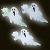 CoolHubcaps Reflective Scary Ghost Car Magnets - 3 Large