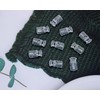 Tupalizy 21x11mm Clear Plastic Cord Locks Spring Stoppers Slider Clips
