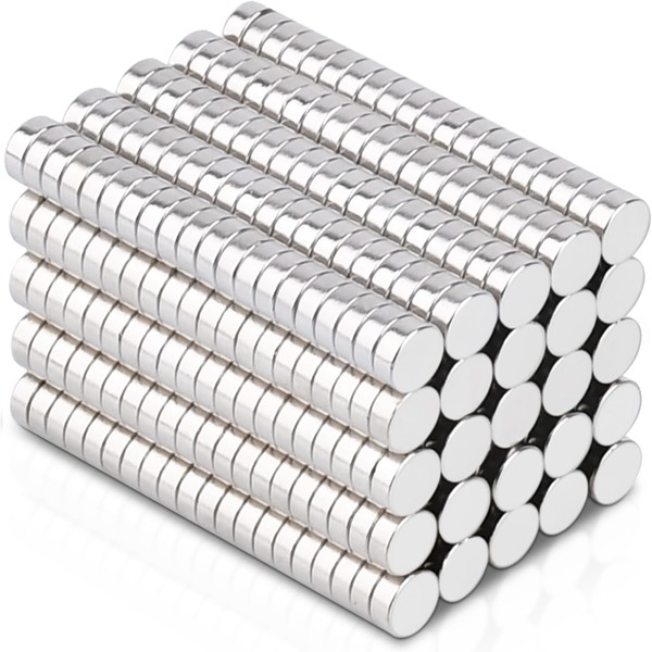 FPMYB Pack of 500 Neodymium Magnets Strong 4 x 1.5